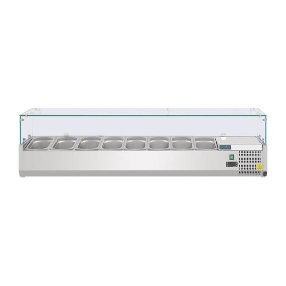 Polar Serie G Aufsatzkühlvitrine 8 x GN1/4 2 Polar Serie G Aufsatzkühlvitrine 8 x GN1/4