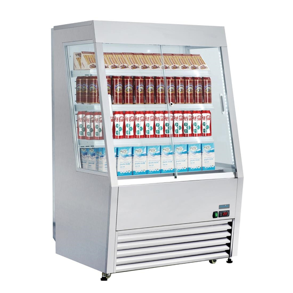 Polar G-Serie energieeffizienter Multideck-Display-Kühlschrank 918mm 2 Polar G-Serie energieeffizienter Multideck-Display-Kühlschrank 918mm