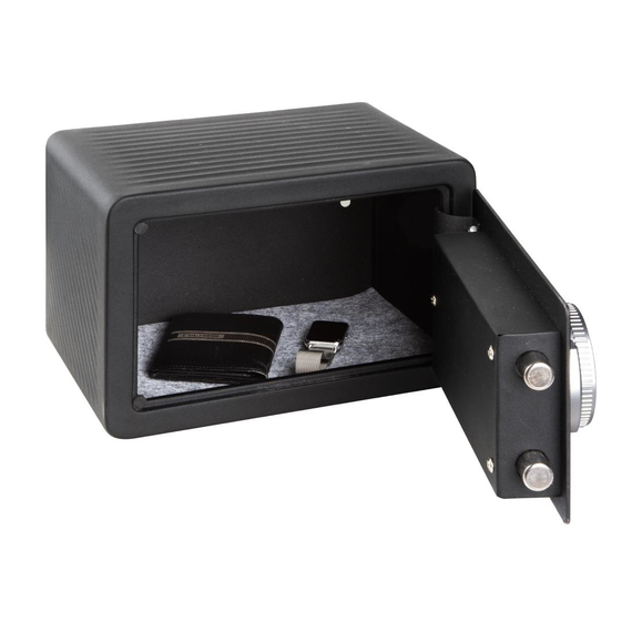 Bolero Standard Hotelsafe Schwarz 200x310x200mm 4 Bolero Standard Hotelsafe Schwarz 200x310x200mm