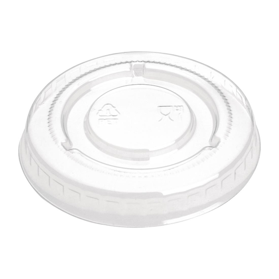 Fiesta Becherdeckel aus recycelbarem PET-Bagasse, transparent (1000 Stück) 4 Fiesta Becherdeckel aus recycelbarem PET-Bagasse, transparent (1000 Stück)