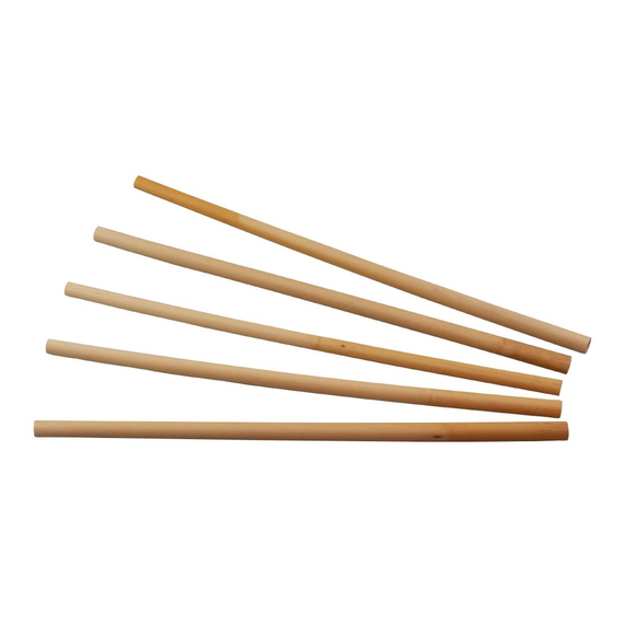 Sier Einwegprodukte Gerade Strohhalm aus Schilfrohr ø 6-8 mm / 25cm (50 Stück) 1 Sier Einwegprodukte Gerade Strohhalm aus Schilfrohr ø 6-8 mm / 25cm (50 Stück)