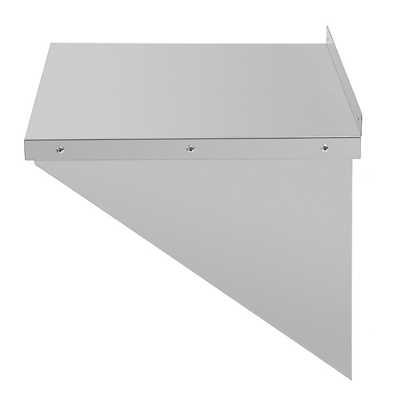 Vogue Wandregal Edelstahl 56x46cm 3 Vogue Wandregal Edelstahl 56x46cm