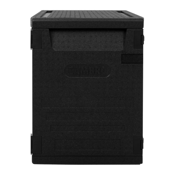 Cambro isolierter Frontlader Lebensmitteltransportbehälter 126L mit 6 Schienen 1 Cambro isolierter Frontlader Lebensmitteltransportbehälter 126L mit 6 Schienen
