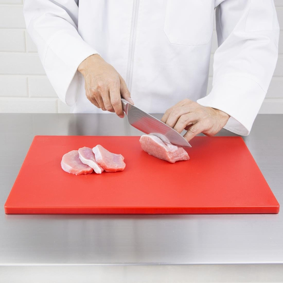 Hygiplas LDPE extra dickes Schneidebrett rot 60x45x2cm 4 Hygiplas LDPE extra dickes Schneidebrett rot 60x45x2cm