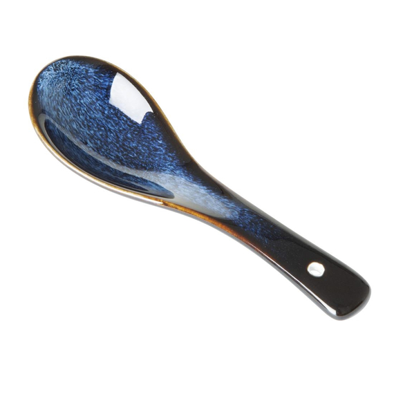 Olympia Luna Mitternachtsblaue Suppenlöffel (12 Stück) 2 Olympia Luna Mitternachtsblaue Suppenlöffel (12 Stück)