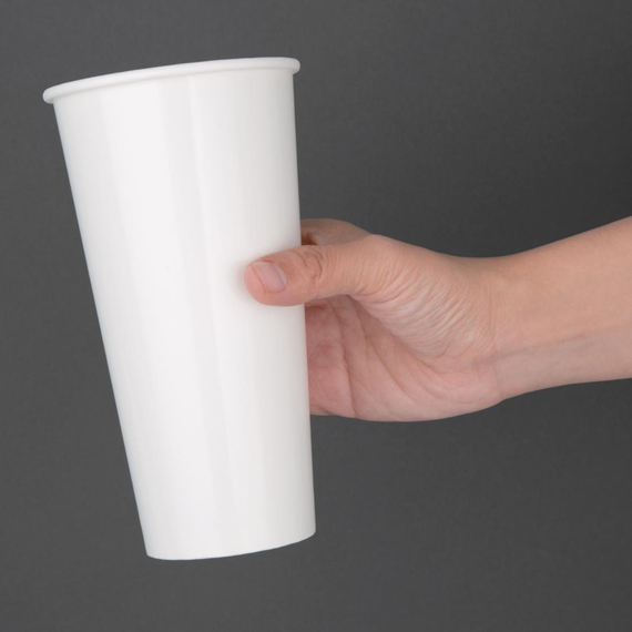 Fiesta Recyclable Pappbecher 90mm für Kaltgetränke (1000 Stück) 2 Fiesta Recyclable Pappbecher 90mm für Kaltgetränke (1000 Stück)