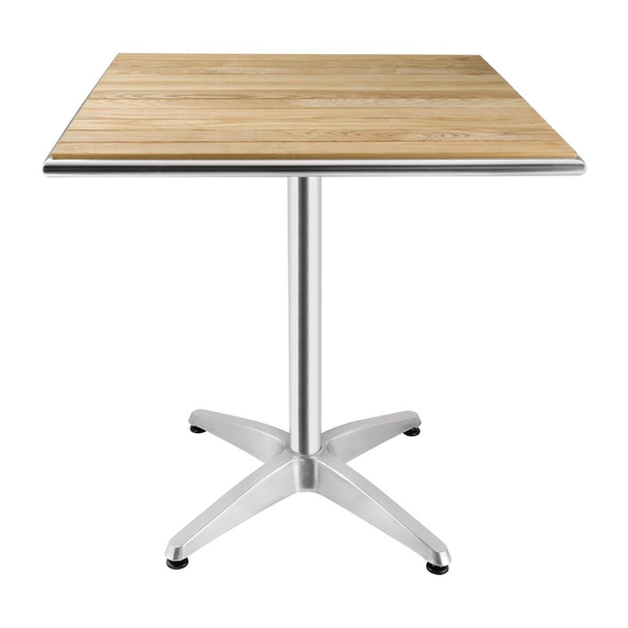 Bolero quadratischer Tisch Eschenholz 1 Bein 70cm Bolero quadratischer Tisch Eschenholz 1 Bein 70cm