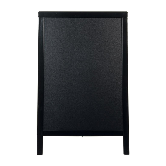 Securit Schwarzer Hölzerner kleiner Gehweg Kreide Tafel Schild Securit Schwarzer Hölzerner kleiner Gehweg Kreide Tafel Schild