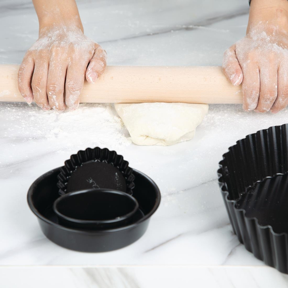 Vogue Nudelholz Buche 45,7cm 4 Vogue Nudelholz Buche 45,7cm