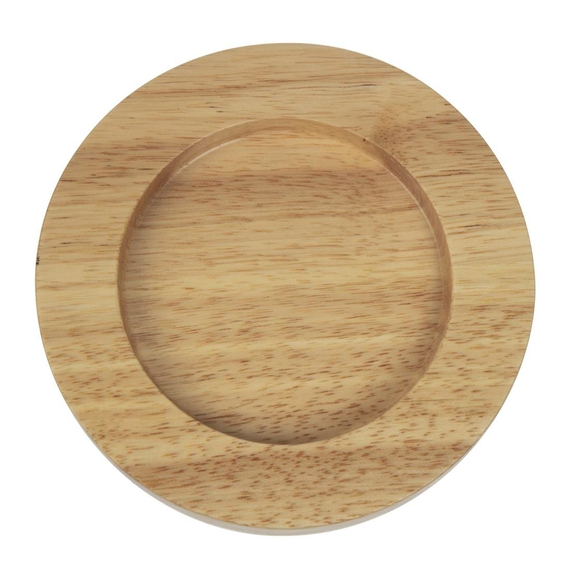 Olympia Holzbrett für Servierpfanne 11,5cm 2 Olympia Holzbrett für Servierpfanne 11,5cm