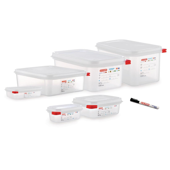 Araven Polypropylen 1/3 Gastronorm-Nahrungsbehälter 6Ltr (4 Stück) 9 Araven Polypropylen 1/3 Gastronorm-Nahrungsbehälter 6Ltr (4 Stück)