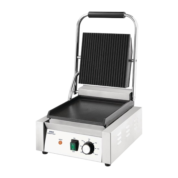 Nisbets Essentials Kontaktgrill gerillte obere Platte 8 Nisbets Essentials Kontaktgrill gerillte obere Platte