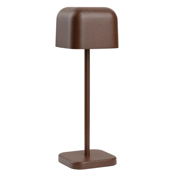 Olympia Lucca Tischleuchte Quadratkuppel Kastanie 200mm Olympia Lucca Tischleuchte Quadratkuppel Kastanie 200mm