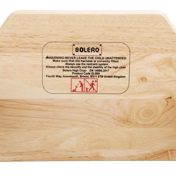 Bolero Kinderhochstuhl naturell 4 Bolero Kinderhochstuhl naturell