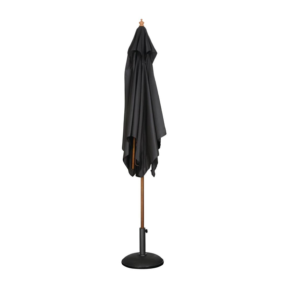 Bolero quadratischer Sonnenschirm schwarz 2,5m 1 Bolero quadratischer Sonnenschirm schwarz 2,5m
