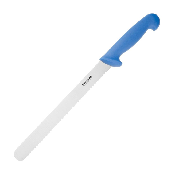 Hygiplas Brotmesser Gezahnt Blau 24,8cm Hygiplas Brotmesser Gezahnt Blau 24,8cm