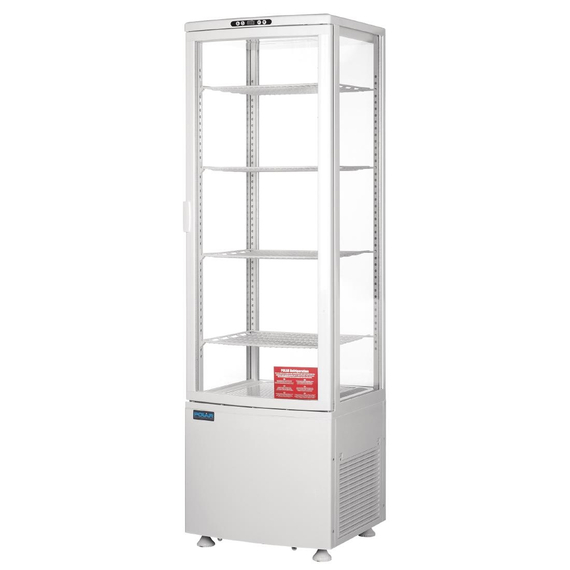 Polar C-Serie Energieeffizienter Kühlschrank mit gebogener Tür Weiß 235Ltr 3 Polar C-Serie Energieeffizienter Kühlschrank mit gebogener Tür Weiß 235Ltr