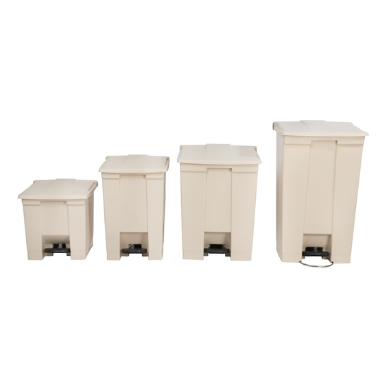 Rubbermaid Step On Pedaleimer beige 68L 2 Rubbermaid Step On Pedaleimer beige 68L
