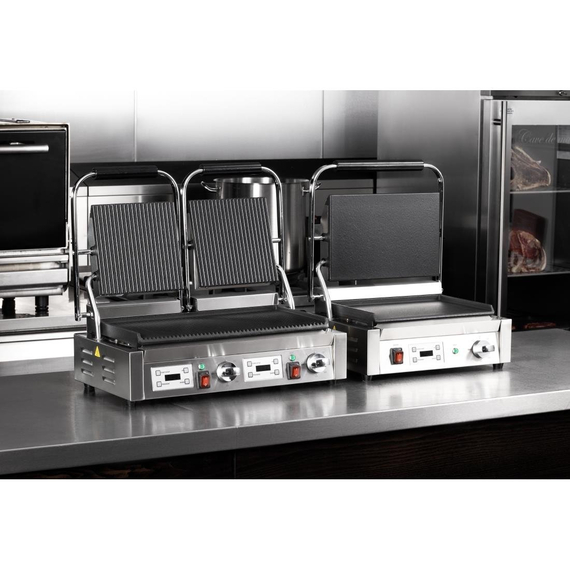 Buffalo Doppelkontaktgrill Gerippte Platten 8 Buffalo Doppelkontaktgrill Gerippte Platten