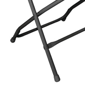 Bolero leichtgewichtige Klappstühle schwarz (10 Stück)
