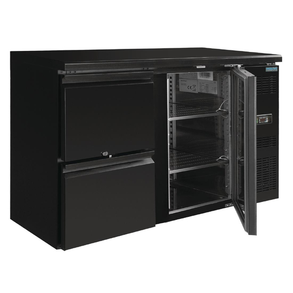 Polar Serie U Barkühlschrank 1-türig mit 2 Schubladen Polar Serie U Barkühlschrank 1-türig mit 2 Schubladen
