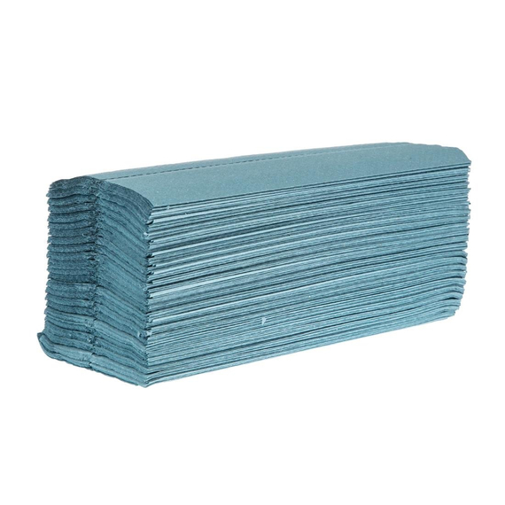 Jantex C-gefaltete Handtücher blau 1-lagig (12 Stück) Jantex C-gefaltete Handtücher blau 1-lagig (12 Stück)