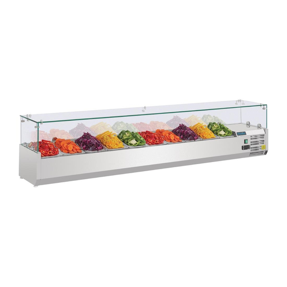 Polar Serie G Aufsatzkühlvitrine 10 x GN1/4 3 Polar Serie G Aufsatzkühlvitrine 10 x GN1/4