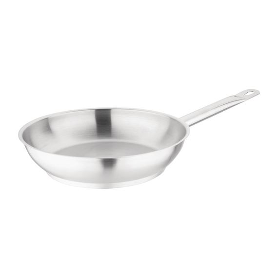 Vogue Edelstahl Bratpfanne 24cm 1 Vogue Edelstahl Bratpfanne 24cm
