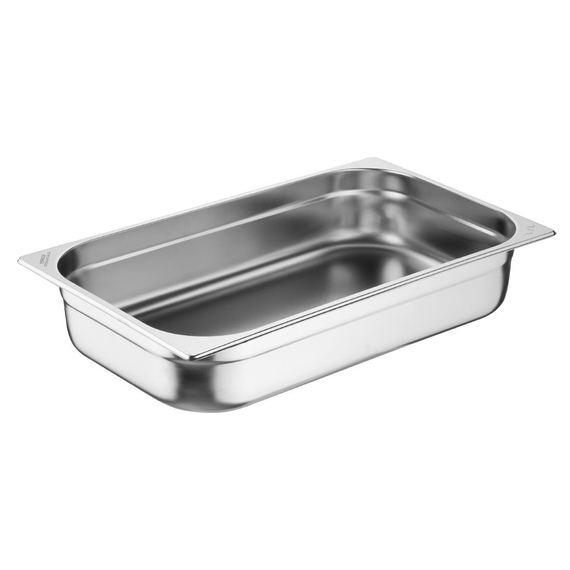 Nisbets Essentials Edelstahl Gastronorm Behälter 1/1 100mm (3 Stück) Nisbets Essentials Edelstahl Gastronorm Behälter 1/1 100mm (3 Stück)