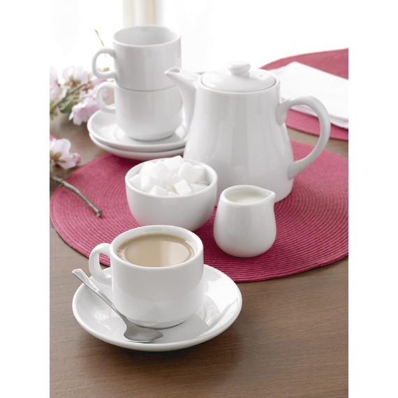 Olympia Whiteware Untertassen für CB464 (12 Stück) 6 Olympia Whiteware Untertassen für CB464 (12 Stück)