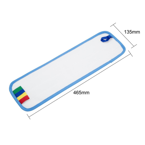 Jantex 400mm Flachmopkopf Mikrofaserpad 5 Jantex 400mm Flachmopkopf Mikrofaserpad