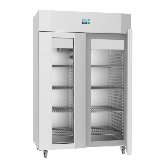 Polar U-Serie Energieeffizienter Doppeltüriger Kühlvitrinenschrank 1 Polar U-Serie Energieeffizienter Doppeltüriger Kühlvitrinenschrank