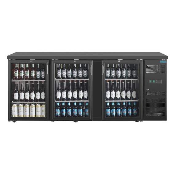 Polar U-Serie Premium Bar Kühlschrank mit 3 Türen Display Polar U-Serie Premium Bar Kühlschrank mit 3 Türen Display