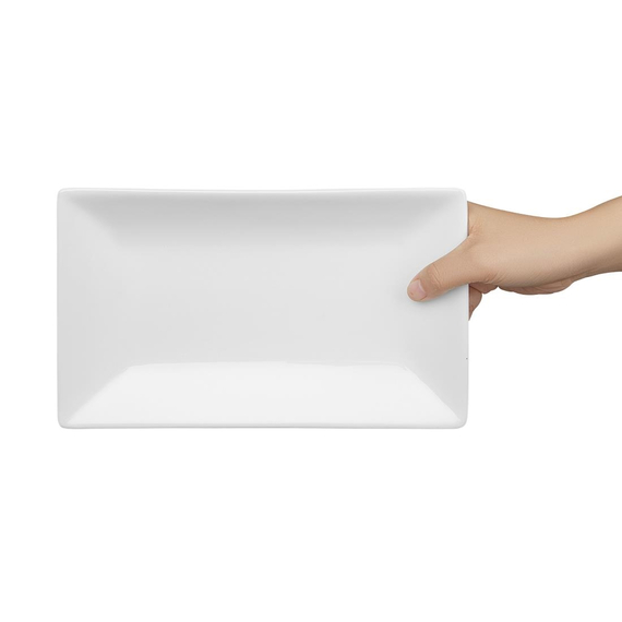 Olympia Whiteware rechteckige Servierteller 25 x 15cm (4 Stück) 1 Olympia Whiteware rechteckige Servierteller 25 x 15cm (4 Stück)