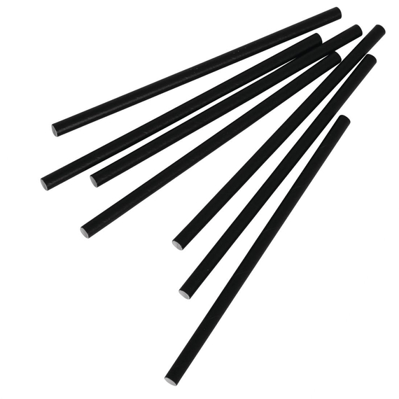 Fiesta Compostable Kompostierbare Cocktailtrinkhalme aus Papier schwarz (250 Stück) 3 Fiesta Compostable Kompostierbare Cocktailtrinkhalme aus Papier schwarz (250 Stück)