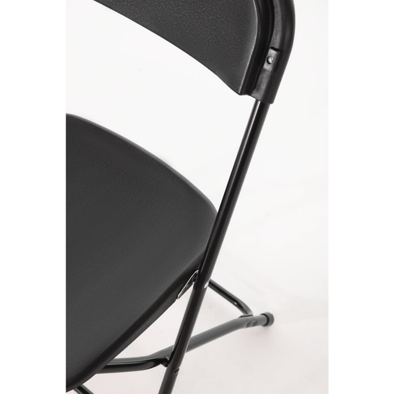 Bolero leichtgewichtige Klappstühle schwarz (10 Stück) 2 Bolero leichtgewichtige Klappstühle schwarz (10 Stück)