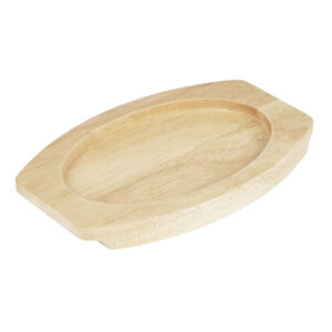 Olympia Hevea Brett für Gusseisen Oval Schüssel mit Ohren 230x135mm für FW818