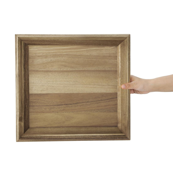 Olympia Akazien-Rechtecktablett 380 x 355 mm 3 Olympia Akazien-Rechtecktablett 380 x 355 mm