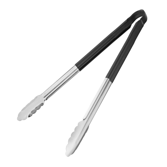Hygiplas farbkodierte Servierzange schwarz 40,5cm Hygiplas farbkodierte Servierzange schwarz 40,5cm