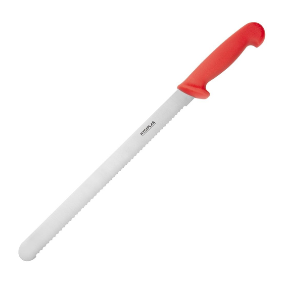 Hygiplas Allesschneider Gezackt Rot 30cm Hygiplas Allesschneider Gezackt Rot 30cm
