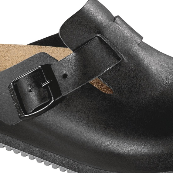 Birkenstock Boston Super Grip Clogs schwarz Größe 43 1 Birkenstock Boston Super Grip Clogs schwarz Größe 43