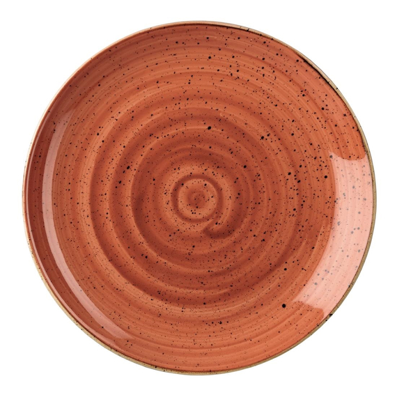Churchill Stonecast, runder Coupe-Teller, gewürztes Orange, 165 mm, (12 Stück) 1 Churchill Stonecast, runder Coupe-Teller, gewürztes Orange, 165 mm, (12 Stück)
