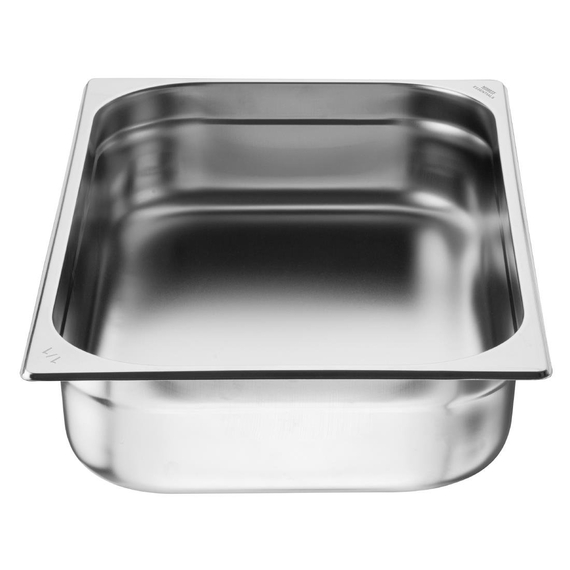 Nisbets Essentials Edelstahl Gastronorm Behälter 1/1 100mm (3 Stück) 2 Nisbets Essentials Edelstahl Gastronorm Behälter 1/1 100mm (3 Stück)