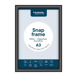 Europel Klapprahmen A3 25mm schwarz