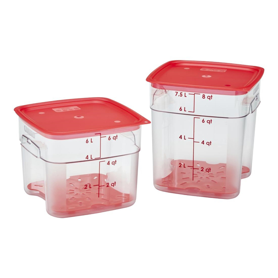 Cambro FreshPro Roter Abtropfboden 195x195mm 4 Cambro FreshPro Roter Abtropfboden 195x195mm