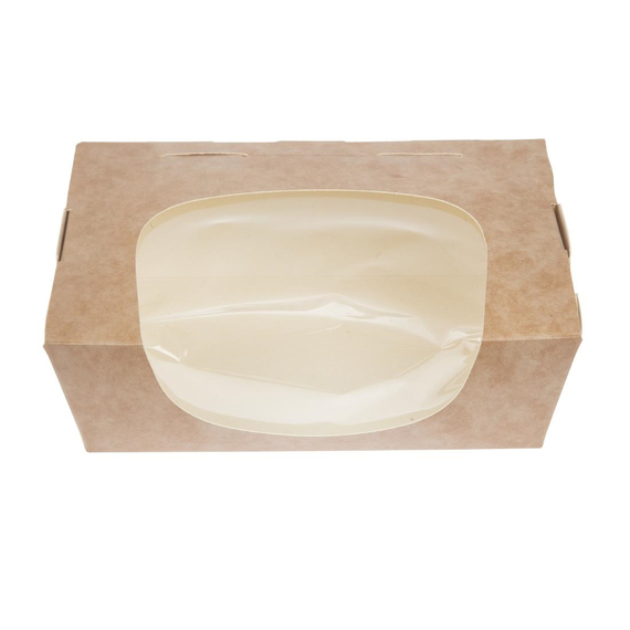 Colpac Zest Kompostierbare Salatboxen mit Sichtfenster 825ml (250 Stück) 3 Colpac Zest Kompostierbare Salatboxen mit Sichtfenster 825ml (250 Stück)
