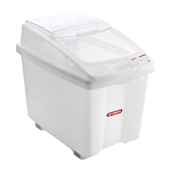 Araven transparenter Zutatenbehälter 80L Araven transparenter Zutatenbehälter 80L