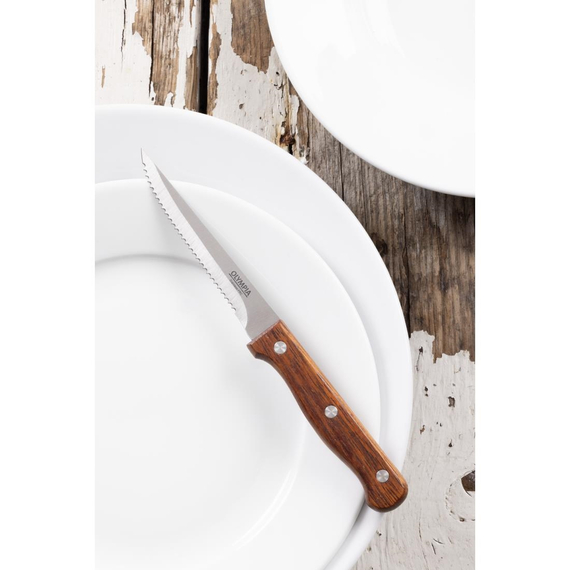 Olympia Steakmesser mit Holzgriff 11,5cm (12 Stück) 6 Olympia Steakmesser mit Holzgriff 11,5cm (12 Stück)