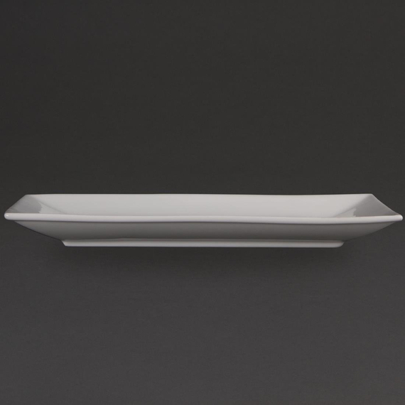 Olympia Whiteware rechteckige Servierteller 31 x 18cm (2 Stück) Olympia Whiteware rechteckige Servierteller 31 x 18cm (2 Stück)