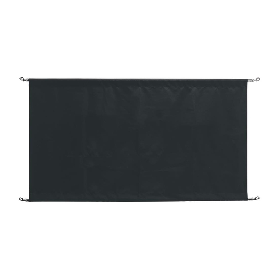 Bolero Abschirmwand schwarz 2 Bolero Abschirmwand schwarz